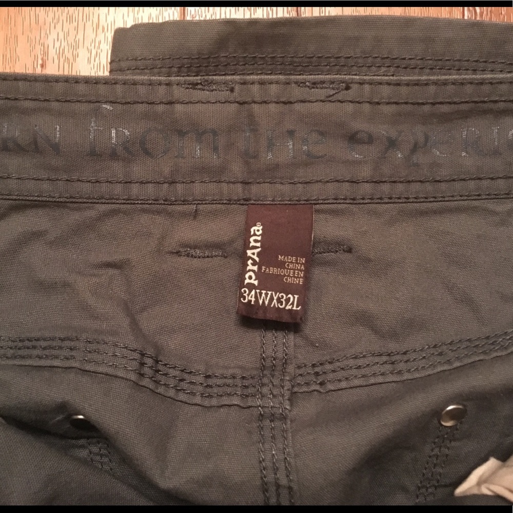 Green Prana Hiking Pants